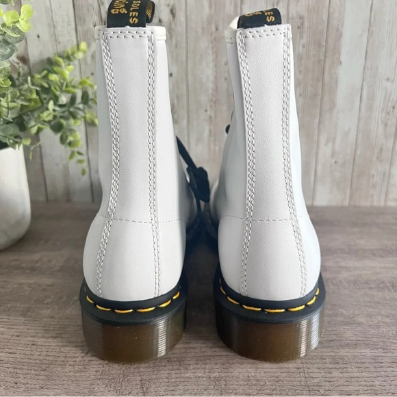 New White Doc Dr. Marten Boots - Picture 2 of 4